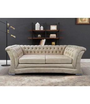 SOFA VERSAILLES 3 SEATER CREAM ( 27970 )